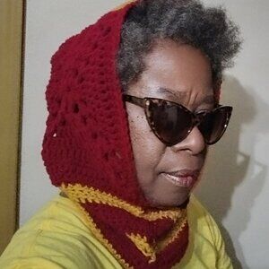 Burgandy and Gold hoodie